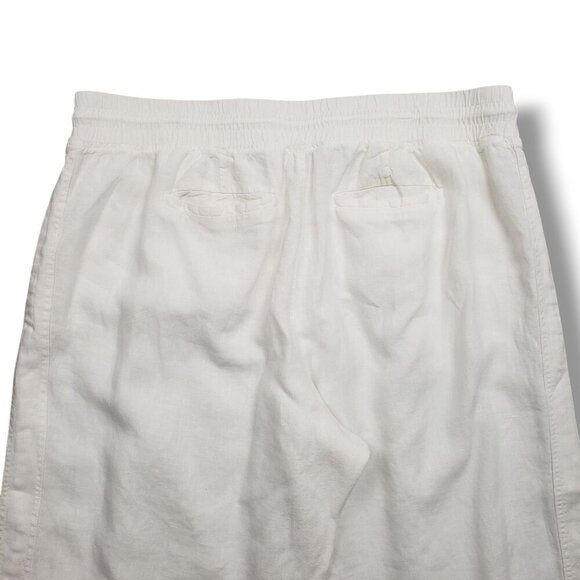 Athleta‎ Cabo Linen Wide Leg Pant Womens 20 White High Rise Travel - Picture 5 of 10